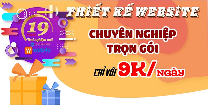 Báo giá thiết kế website trọn gói